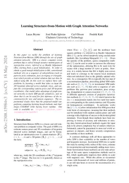 Learning Structure-from-Motion with Graph Attention Networks