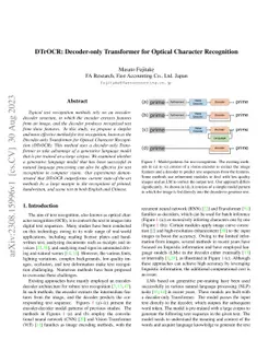 DTrOCR: Decoder-only Transformer for Optical Character Recognition