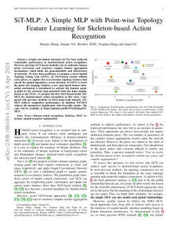 SiT-MLP: A Simple MLP with Point-wise Topology Feature Learning for
  Skeleton-based Action Recognition