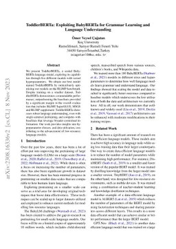 ToddlerBERTa: Exploiting BabyBERTa for Grammar Learning and Language
  Understanding