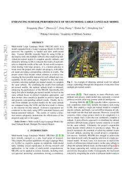 Enhancing Subtask Performance of Multi-modal Large Language Model