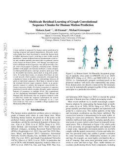 Multiscale Residual Learning of Graph Convolutional Sequence Chunks for
  Human Motion Prediction