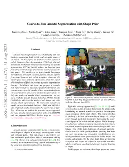 Coarse-to-Fine Amodal Segmentation with Shape Prior