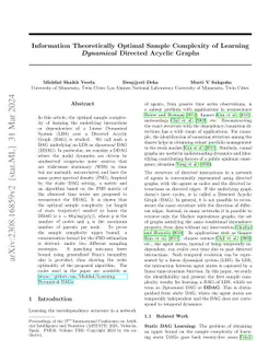 Information Theoretically Optimal Sample Complexity of Learning
  Dynamical Directed Acyclic Graphs