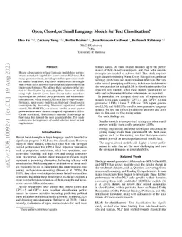 Open, Closed, or Small Language Models for Text Classification?