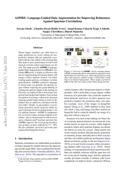 ASPIRE: Language-Guided Data Augmentation for Improving Robustness
  Against Spurious Correlations