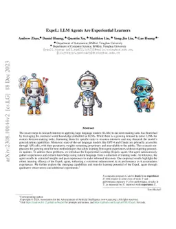 ExpeL: LLM Agents Are Experiential Learners