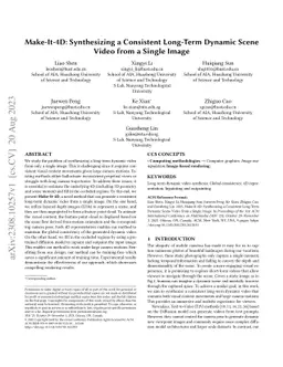 Make-It-4D: Synthesizing a Consistent Long-Term Dynamic Scene Video from
  a Single Image