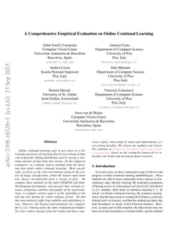 A Comprehensive Empirical Evaluation on Online Continual Learning