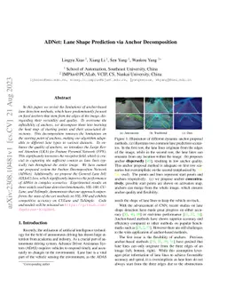 ADNet: Lane Shape Prediction via Anchor Decomposition