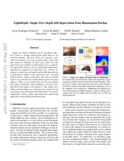 LightDepth: Single-View Depth Self-Supervision from Illumination Decline