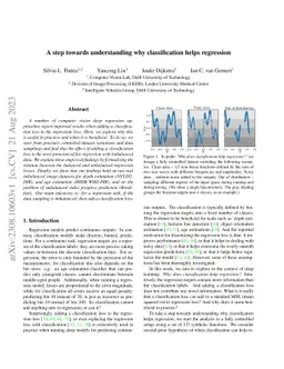 A step towards understanding why classification helps regression