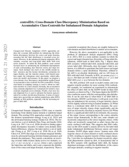 centroIDA: Cross-Domain Class Discrepancy Minimization Based on
  Accumulative Class-Centroids for Imbalanced Domain Adaptation