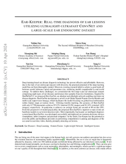 Ear-Keeper: A Cross-Platform AI System for Rapid and Accurate Ear Disease Diagnosis
