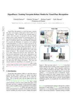 EigenPlaces: Training Viewpoint Robust Models for Visual Place
  Recognition