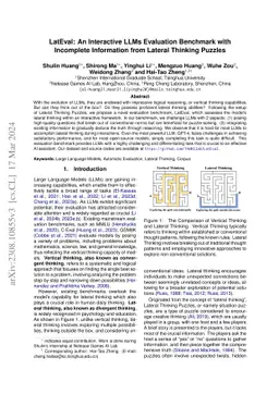 LatEval: An Interactive LLMs Evaluation Benchmark with Incomplete
  Information from Lateral Thinking Puzzles