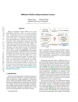Diffusion Model as Representation Learner