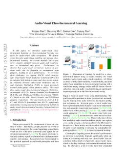 Audio-Visual Class-Incremental Learning