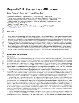 Beyond MD17: the reactive xxMD dataset
