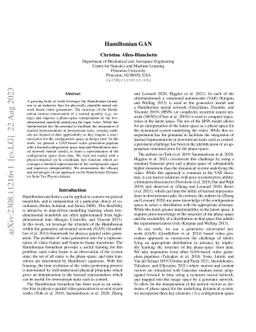 Hamiltonian GAN