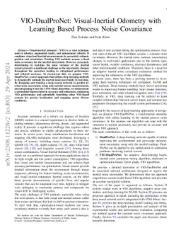 VIO-DualProNet: Visual-Inertial Odometry with Learning Based Process
  Noise Covariance