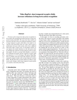 Video BagNet: short temporal receptive fields increase robustness in
  long-term action recognition