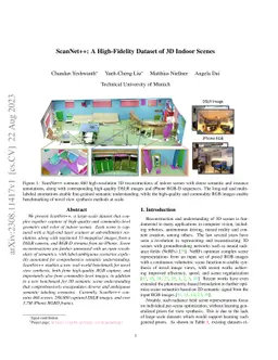 ScanNet++: A High-Fidelity Dataset of 3D Indoor Scenes