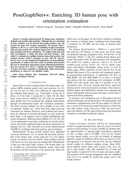 PoseGraphNet++: Enriching 3D Human Pose with Orientation Estimation