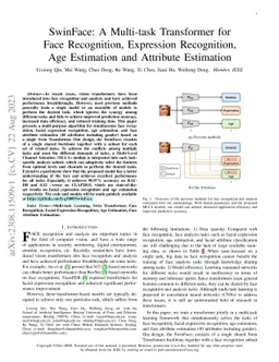 SwinFace: A Multi-task Transformer for Face Recognition, Expression
  Recognition, Age Estimation and Attribute Estimation