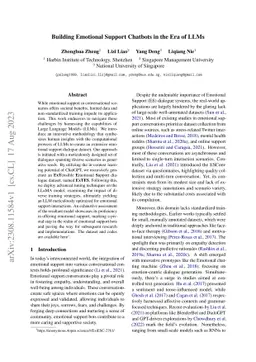 Building Emotional Support Chatbots in the Era of LLMs