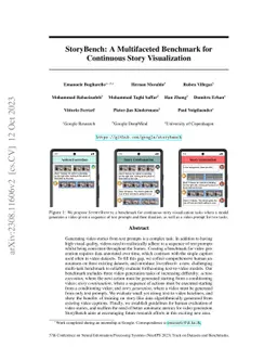 StoryBench: A Multifaceted Benchmark for Continuous Story Visualization
