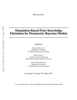 Simulation-Based Prior Knowledge Elicitation for Parametric Bayesian
  Models