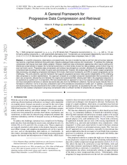 A General Framework for Progressive Data Compression and Retrieval