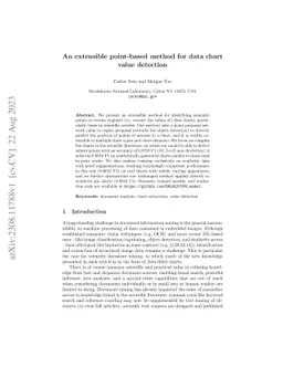 An extensible point-based method for data chart value detection