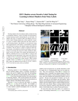 SILT: Shadow-aware Iterative Label Tuning for Learning to Detect Shadows
  from Noisy Labels