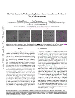 The TYC Dataset for Understanding Instance-Level Semantics and Motions
  of Cells in Microstructures