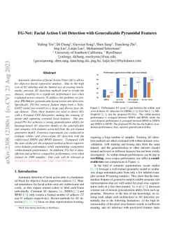FG-Net: Facial Action Unit Detection with Generalizable Pyramidal
  Features