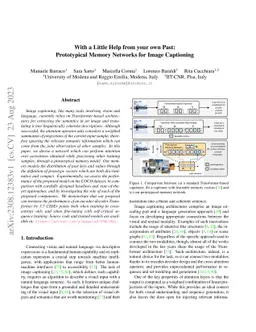With a Little Help from your own Past: Prototypical Memory Networks for
  Image Captioning
