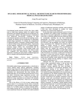 HNAS-reg: hierarchical neural architecture search for deformable medical
  image registration