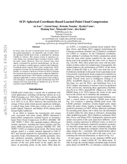 SCP: Spherical-Coordinate-based Learned Point Cloud Compression