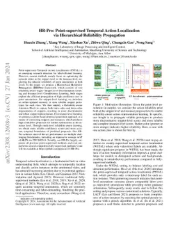 HR-Pro: Point-supervised Temporal Action Localization via Hierarchical
  Reliability Propagation