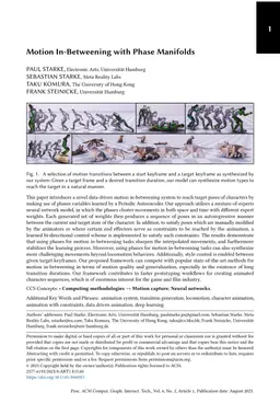 Motion In-Betweening with Phase Manifolds