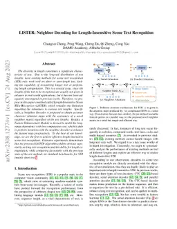 LISTER: Neighbor Decoding for Length-Insensitive Scene Text Recognition