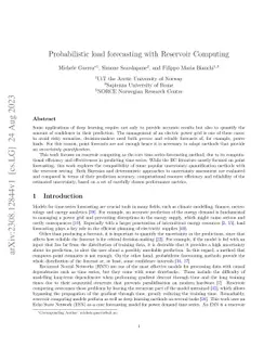Probabilistic load forecasting with Reservoir Computing