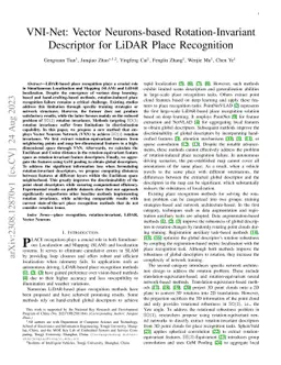 VNI-Net: Vector Neurons-based Rotation-Invariant Descriptor for LiDAR
  Place Recognition