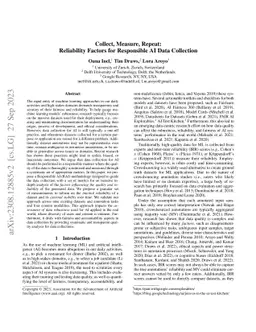 Collect, Measure, Repeat: Reliability Factors for Responsible AI Data
  Collection