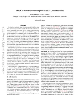 POLCA: Power Oversubscription in LLM Cloud Providers