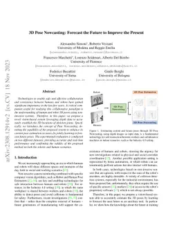 3D Pose Nowcasting: Forecast the Future to Improve the Present