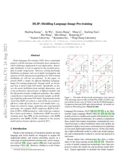 DLIP: Distilling Language-Image Pre-training