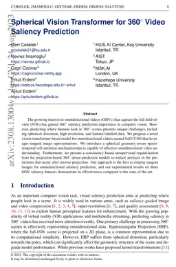 Spherical Vision Transformer for 360-degree Video Saliency Prediction